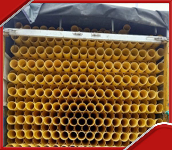 Ống nhựa uPVC 3 lớp, ống bưu điện luồn cáp viễn thông D110x5.5mm