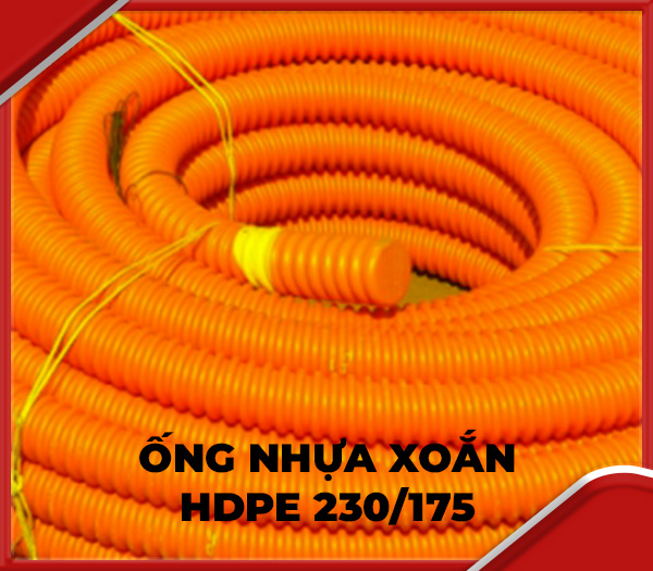 Ống nhựa xoắn 230/175